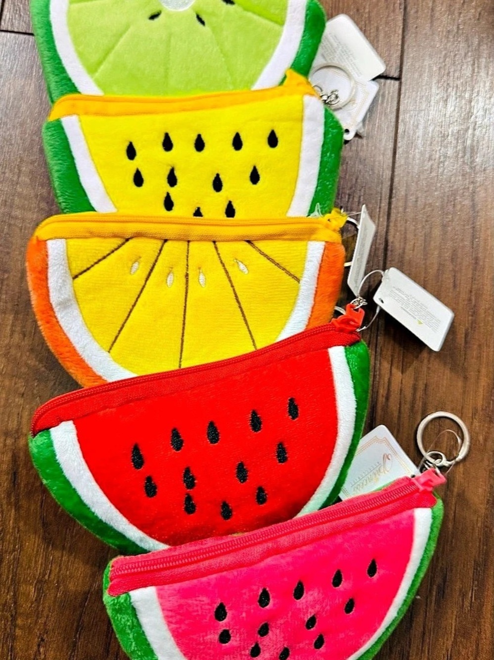 Fruit slices Zip Pouches